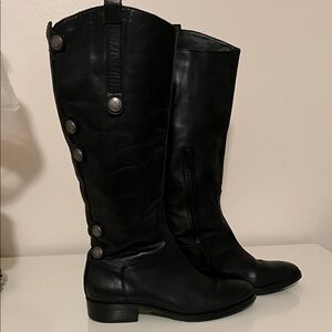 Arturo Chiang size 8.5 black leather knee high boot